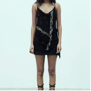 ZARA EMBROIDERED CAMISOLE Size M NEW WITH TAG!